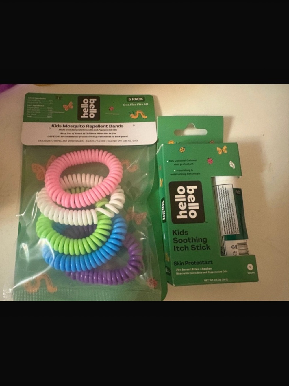 Kids Mosquito Repellent Bands & Soothing Itch Stick - Multi-Color